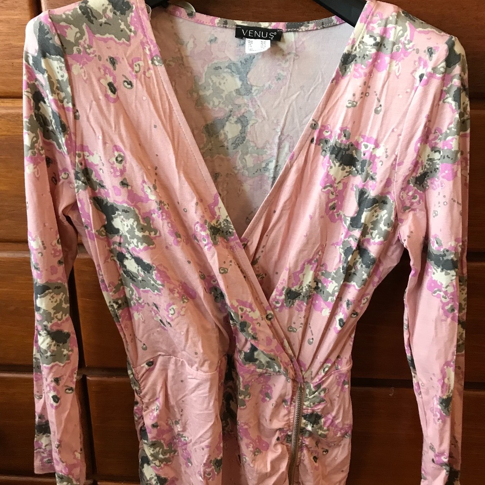 Sexy Summer Midi Dress with zipper detail - size medium - Picture 4 of 4